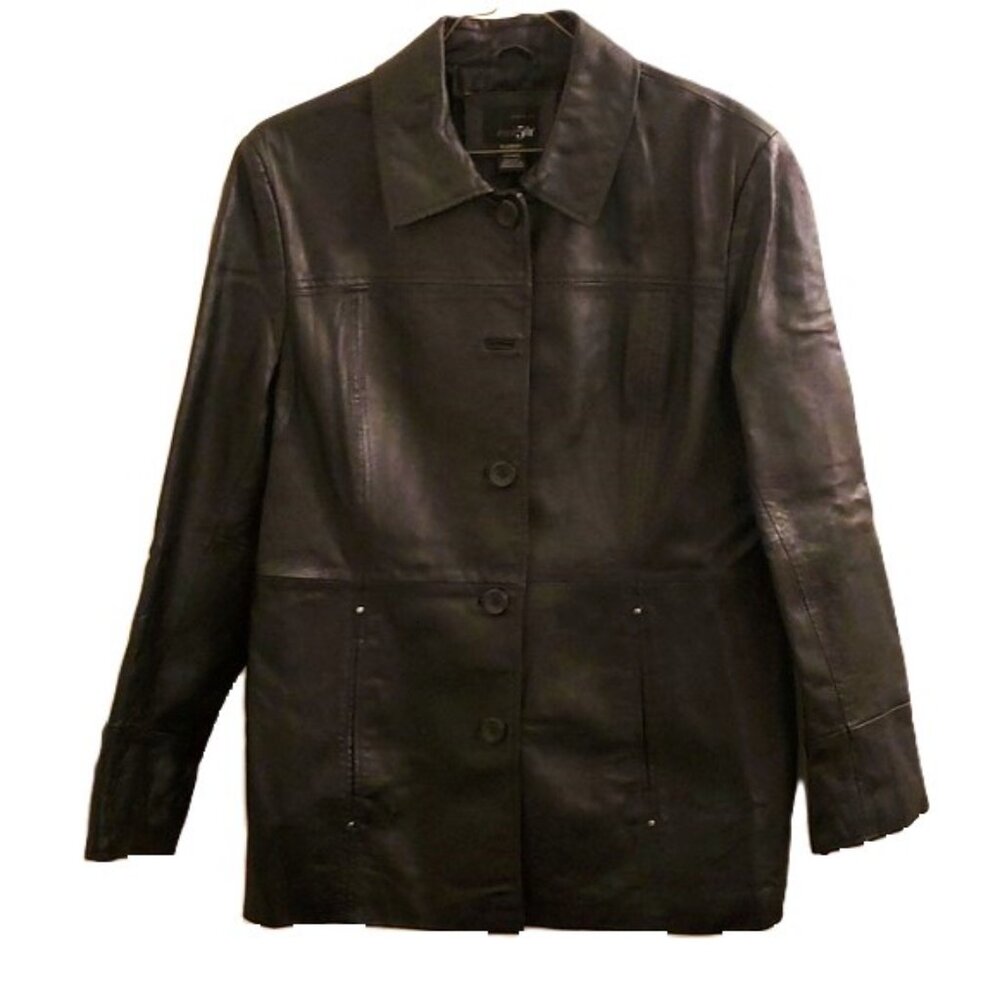 Men's leather jacket East fifth extra large